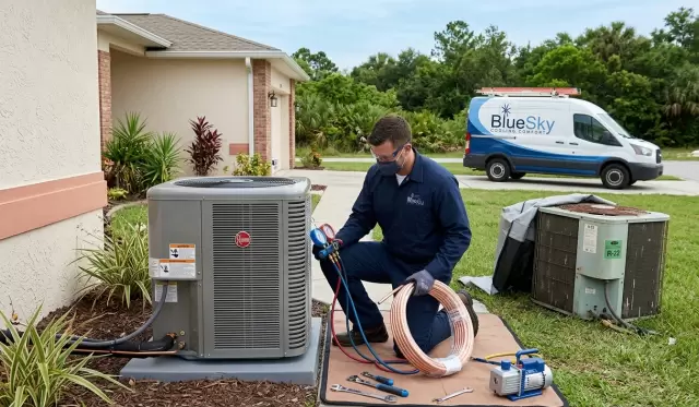 Air Conditioner Installation – When is it Time to Replace Your R-22 System? – Bluesky Cooling Comfort featured image