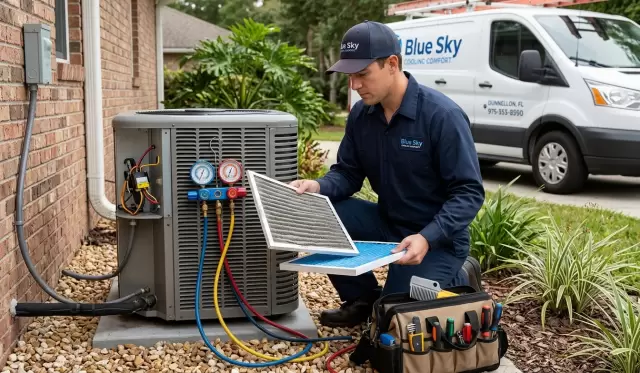 Is Your HVAC Filter Helping or Hurting? – Bluesky Cooling Comfort featured image