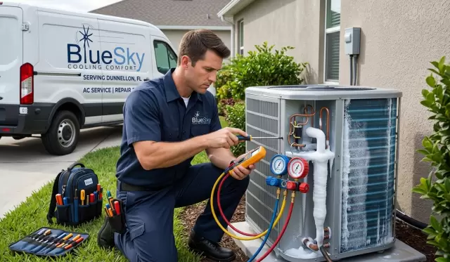 Why is My HVAC Unit Freezing Up? – Bluesky Cooling Comfort featured image